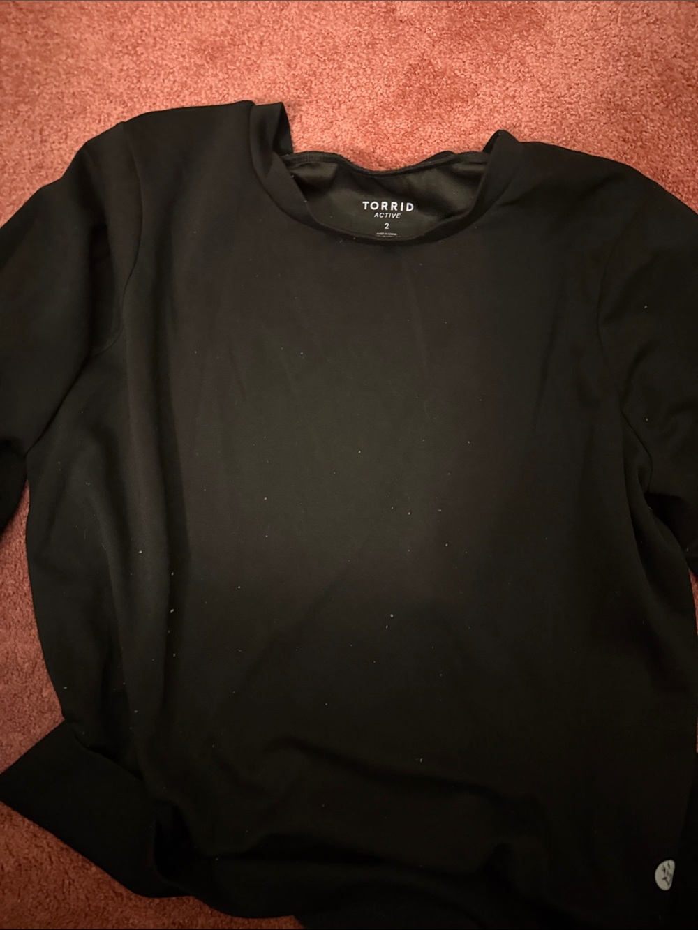 torrid Black Pullover Crewneck Sweatshirt